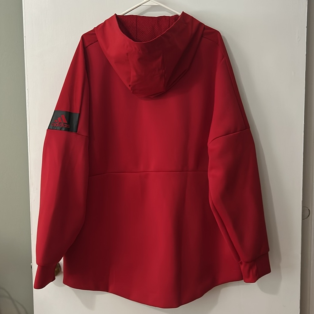 Adidas Red Louisville Cardinals Hoodie. Size XL - Picture 2 of 3